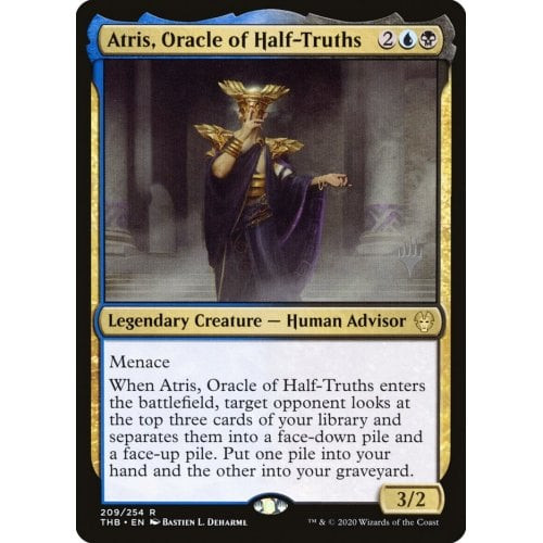 Atris, Oracle of Half-Truths (Promo Pack foil) | Promotional Cards