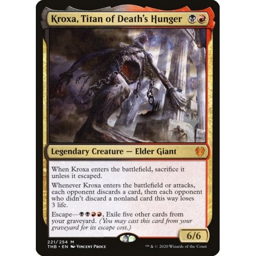 Kroxa, Titan of Death's Hunger (Promo Pack foil) | Promotional Cards