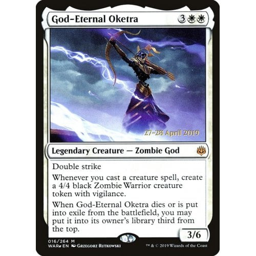God-Eternal Oketra (War of the Spark Prerelease foil)