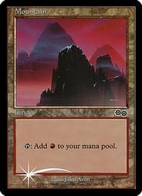 Mountain (Arena foil - Urza's Saga)