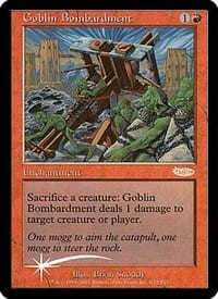 Goblin Bombardment (FNM foil)