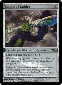 Sword of Kaldra (Mirrodin Prerelease foil)
