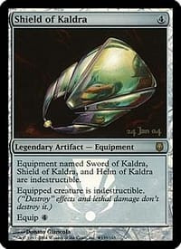 Shield of Kaldra (Darksteel Prerelease foil)
