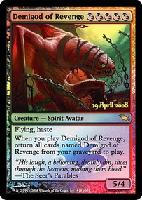 Demigod of Revenge (Shadowmoor Prerelease foil)