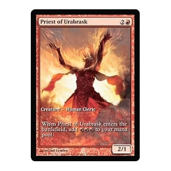 Priest of Urabrask (New Phyrexia Game Day)