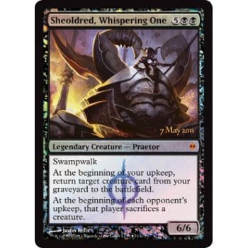 Sheoldred, Whispering One (New Phyrexia Prerelease foil)