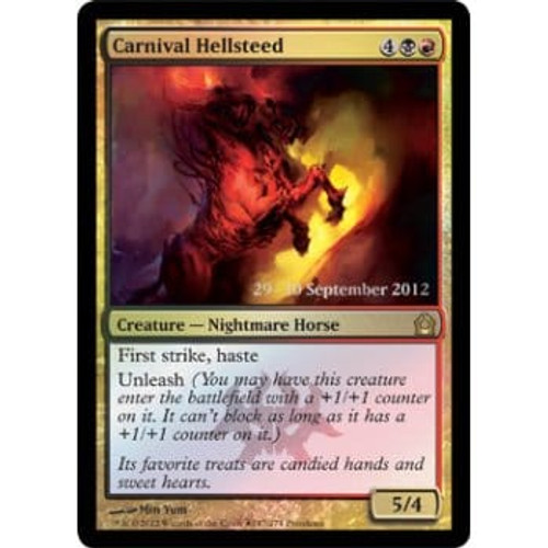 Carnival Hellsteed (Return to Ravnica Prerelease foil) | Promotional Cards