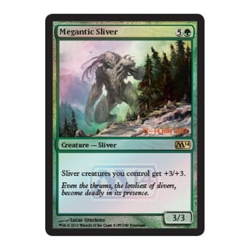 Megantic Sliver (2014 Core Set Prerelease foil)