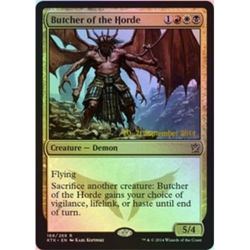 Butcher of the Horde (Khans of Tarkir Prerelease foil)