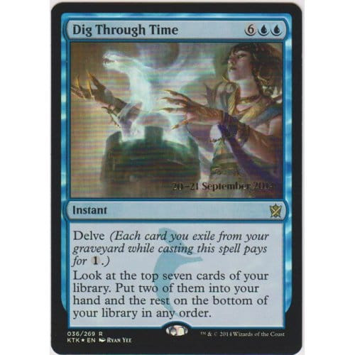 Dig Through Time (Khans of Tarkir Prerelease foil) | Promotional Cards