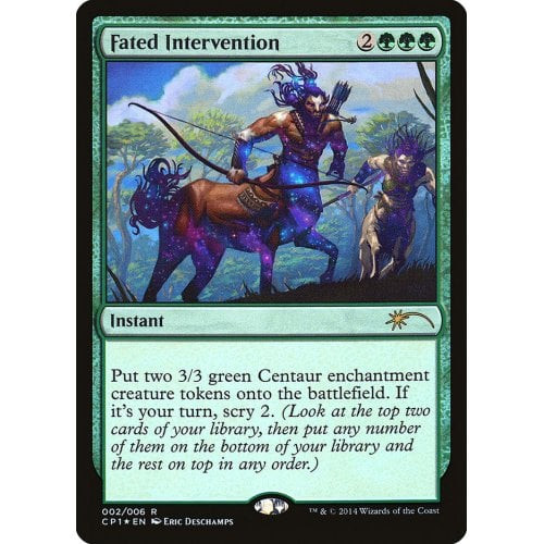 Fated Intervention (Clash Pack foil) | Promotional Cards