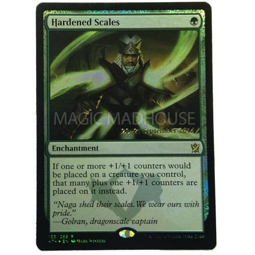 Hardened Scales (Khans of Tarkir Prerelease foil)