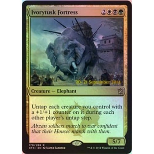 Ivorytusk Fortress (Khans of Tarkir Prerelease foil)