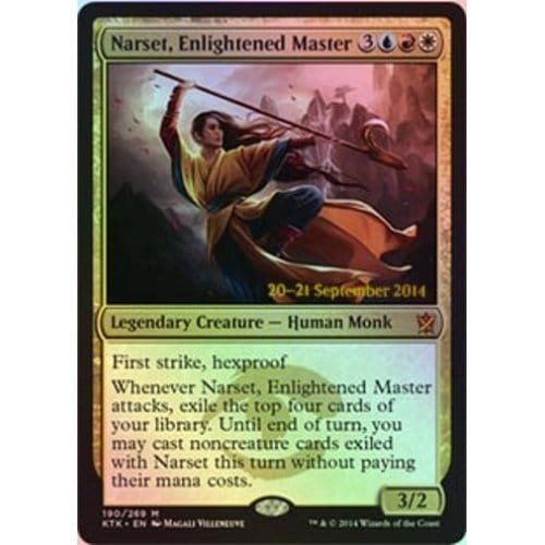 Narset, Enlightened Master (Khans of Tarkir Prerelease foil)