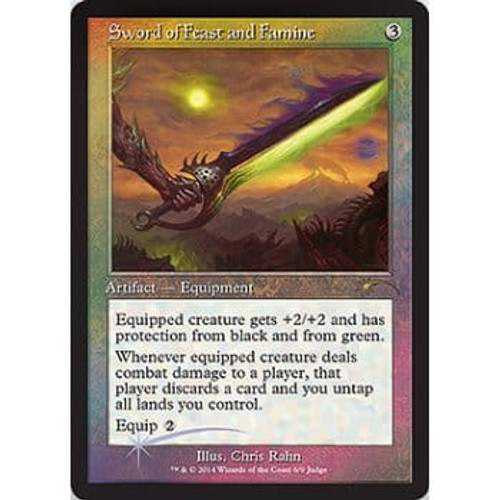 Sword of Feast and Famine (Judge Foil) | Promotional Cards