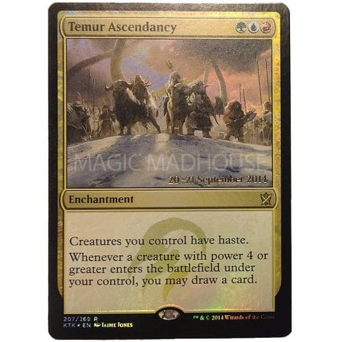 Temur Ascendancy (Khans of Tarkir Prerelease foil)