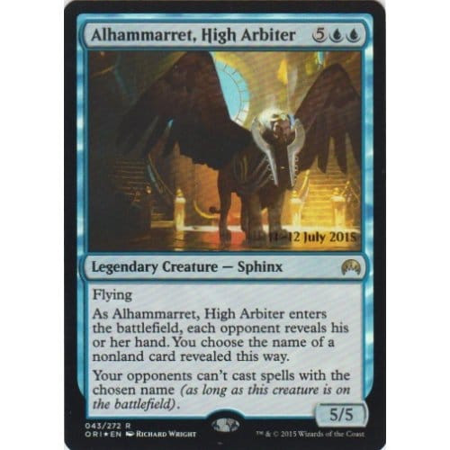 Alhammarret, High Arbiter (Magic Origins Prerelease foil)