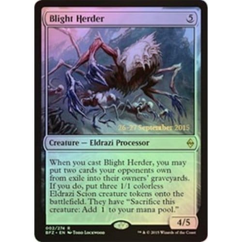 Blight Herder (Battle for Zendikar Prerelease foil)