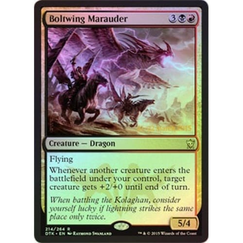Boltwing Marauder (Dragons of Tarkir Prerelease foil)