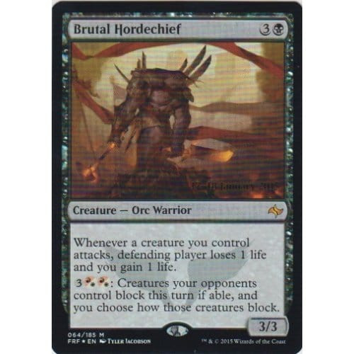 Brutal Hordechief (Fate Reforged Prerelease foil)