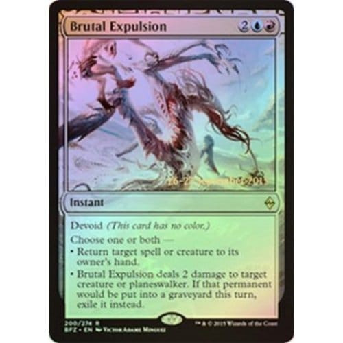 Brutal Expulsion (Battle for Zendikar Prerelease foil) | Promotional Cards