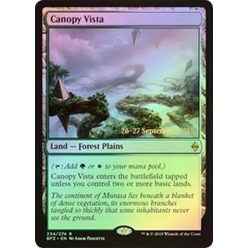 Canopy Vista (Battle for Zendikar Prerelease foil)