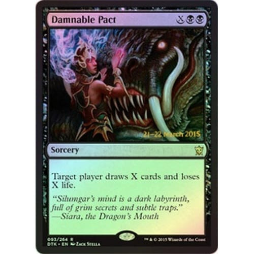 Damnable Pact (Dragons of Tarkir Prerelease foil) | Promotional Cards