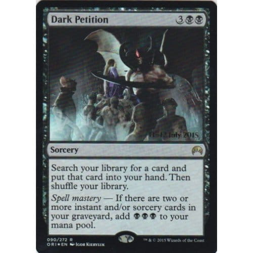 Dark Petition (Magic Origins Prerelease foil)