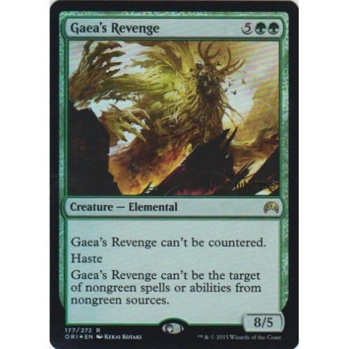 Gaea's Revenge (Magic Origins Prerelease foil) | Promotional Cards