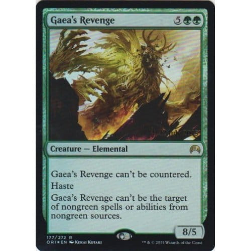 Gaea's Revenge (Magic Origins Prerelease foil)
