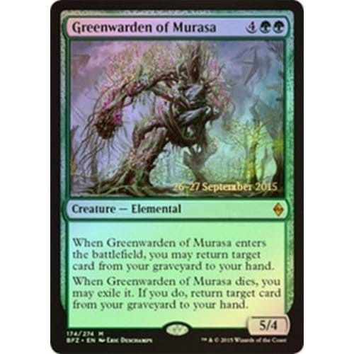 Greenwarden of Murasa (Battle for Zendikar Prerelease foil) | Promotional Cards