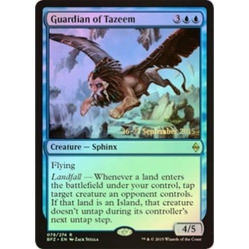 Guardian of Tazeem (Battle for Zendikar Prerelease foil) | Promotional Cards