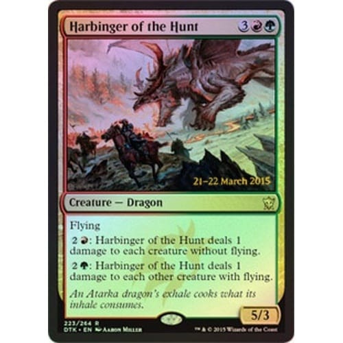 Harbinger of the Hunt (Dragons of Tarkir Prerelease foil)