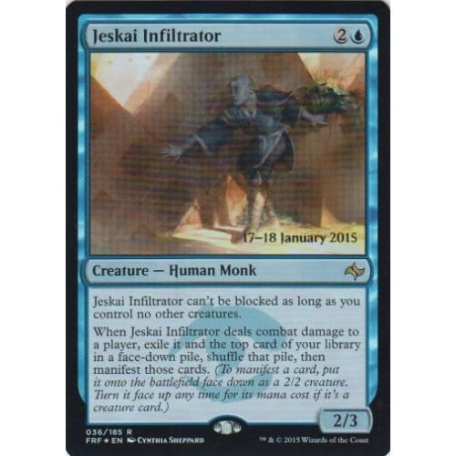 Jeskai Infiltrator (Fate Reforged Prerelease foil)