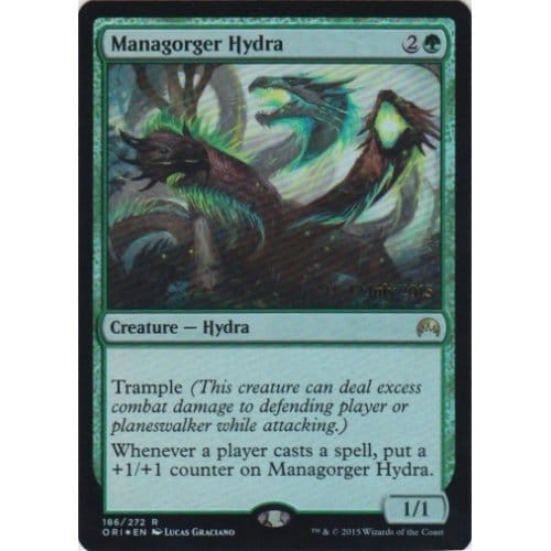 Managorger Hydra (Magic Origins Prerelease foil) | Promotional Cards
