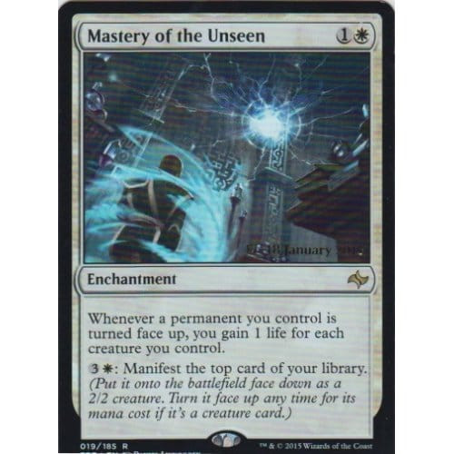 Mastery of the Unseen (Fate Reforged Prerelease foil) | Promotional Cards