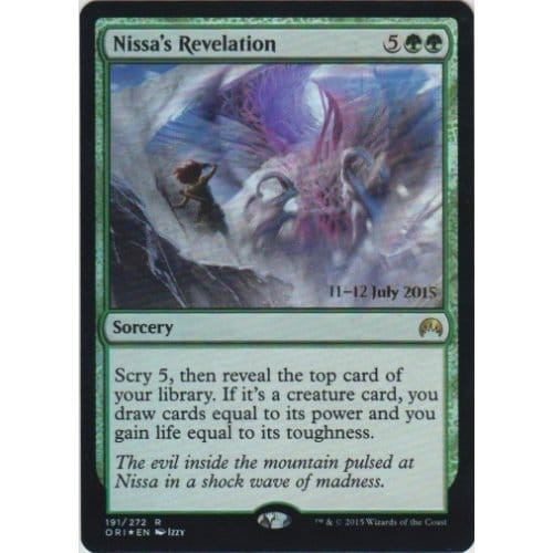 Nissa's Revelation (Magic Origins Prerelease foil) | Promotional Cards