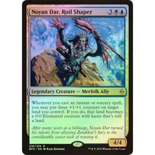 Noyan Dar, Roil Shaper (Battle for Zendikar Prerelease foil) | Promotional Cards