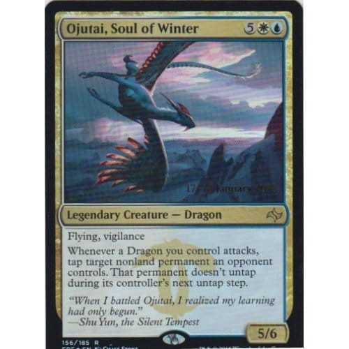 Ojutai, Soul of Winter (Fate Reforged Prerelease foil) | Promotional Cards