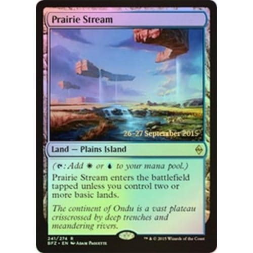 Prairie Stream (Battle for Zendikar Prerelease foil)