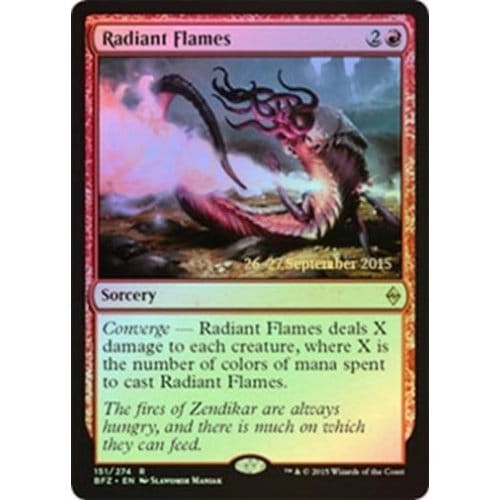 Radiant Flames (Battle for Zendikar Prerelease foil)