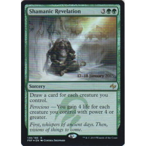 Shamanic Revelation (Fate Reforged Prerelease foil) | Promotional Cards