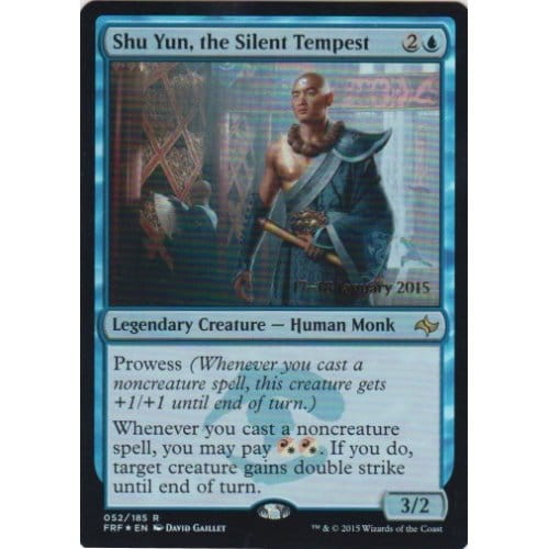 Shu Yun, the Silent Tempest (Fate Reforged Prerelease foil) | Promotional Cards