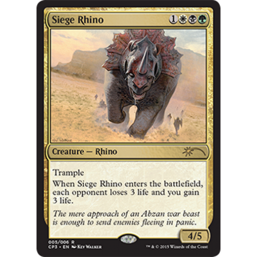 Siege Rhino (Clash Pack foil)