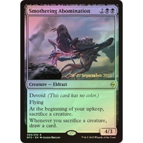 Smothering Abomination (Battle for Zendikar Prerelease foil) | Promotional Cards