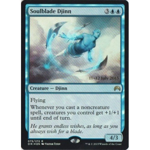 Soulblade Djinn (Magic Origins Prerelease foil)