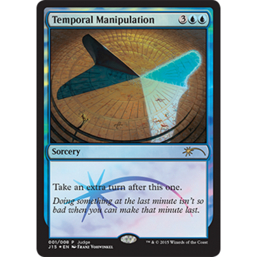 Temporal Manipulation (Judge Foil) | Promotional Cards