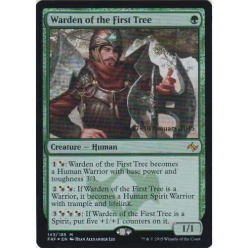 Warden of the First Tree (Fate Reforged Prerelease foil) | Promotional Cards