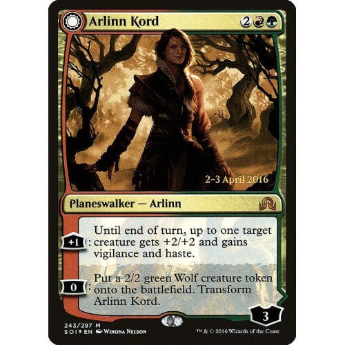 Arlinn Kord (Arlinn, Embraced by the Moon) (Shadows over Innistrad Prerelease foil)