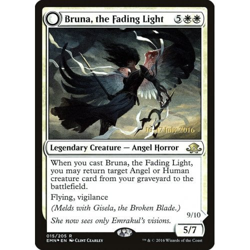 Bruna, the Fading Light (Brisela, Voice of Nightmares 2/2) (Eldritch Moon Prerelease foil)